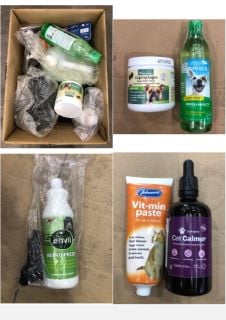 QUANTITY OF ASSORTED BEAUTY ITEMS TO INCLUDE FRESH BREATH NO BRUSHING DOGGY MOUTHWASH - COLLECTION ONLY - LOCATION RIGHT RACK