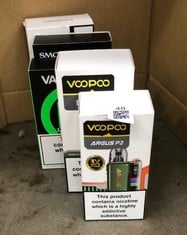 QUANTITY OF ASSORTED VAPES TO INCLUDE VOOPOO DRG H40 RRP £125 ID MAY BE REQUIRED - COLLECTION ONLY - LOCATION RIGHT RACK