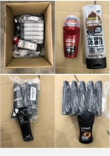 QUANTITY OF ASSORTED BEAUTY ITEMS TO INCLUDE L'OREAL MEN'S EXPERT STRESS RESISTS DEODORANT - COLLECTION ONLY - LOCATION RIGHT RACK