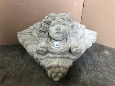 CHERUB'S FACE WALL MOUNTED PLAQUE - COLLECTION ONLY - LOCATION FRONT FLOOR