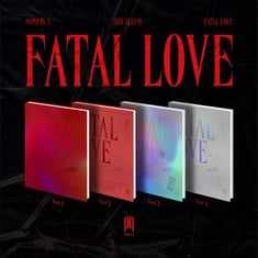 5 X STARSHIP ENTERTAINMENT MONSTA X - FATAL LOVE (VOL.3) ALBUM+FOLDED POSTER (2 VER.) - TOTAL RRP £141: LOCATION - A RACK