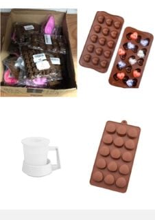 QUANTITY OF ASSORTED ITEMS TO INCLUDE TTOA - FUN DOG BEAR SILICONE CAKE MOULD | CHOCOLATE FINGER MOULD | CANDY MOULD | CAKE DECORATION | CUTE DOG BEAR MOULD: LOCATION - A RACK