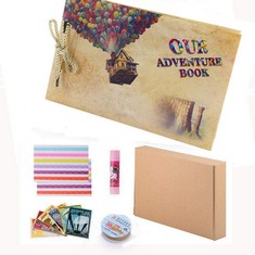 13 X LBSC ADVENTURE BOOK PIXAR HANDMADE DIY FAMILY SCRAPBOOK, RETRO ALBUM, ANNIVERSARY SCRAPBOOK, TRAVEL ALBUM, THANKSGIVING VACATION MEMORIES (C) - TOTAL RRP £130: LOCATION - B RACK