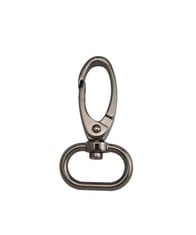 49 X WUUYCOKY GUN COLOR 0.8" INNER DIAMETER OVAL RING SMOOTH MEDIUM OLIVE BUCKLE LOBSTER CLASPS SWIVEL SNAP HOOKS PACK OF 6 - TOTAL RRP £285: LOCATION - B RACK