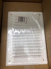 16 X WHITE METAL VENT COVERS: LOCATION - C RACK