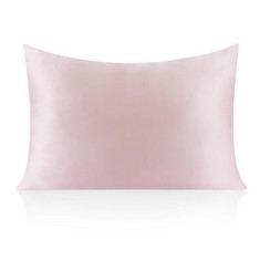 29 X RUIPTSKE NATURAL SILK PILLOWCASE, HYPOALLERGENIC, 19MOMME, 100% SILK, 600 YARNS, STANDARD SIZE, WITH CONCEALED ZIPPER (PINK,50X75CM) - TOTAL RRP £376: LOCATION - C RACK