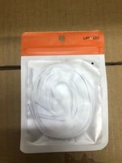 QUANTITY OF UPUGO WHITE SHOE LACES: LOCATION - C RACK