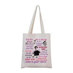 13 X TI-CK TI-CK BOOM MUSICAL INSPIRED GIFT TI-CK TI-CK BOOM TOTE BAG TI-CK TI-CK BOOM MERCH FOR AND-REW FANS (TI-BO-OM TOTE) - TOTAL RRP £153: LOCATION - D RACK