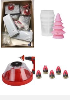 QUANTITY OF ASSORTED ITEMS TO INCLUDE 3D SILICONE MOULDS WOMAN BODY CANDLE MOLD FOR HOMEMADE SOAP SOY WAX ART FRAGRANCE CANDLE DECORATING DIY CRAFT MOLD: LOCATION - A RACK