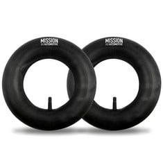 8 X MISSION AUTOMOTIVE 2-PACK OF 4.80/4.00-8" PREMIUM REPLACEMENT TIRE INNER TUBES - FOR WHEELBARROWS, LAWN MOWERS, HAND TRUCKS, CARTS, TRAILERS AND MORE - TUBE FOR 4.80 4.00-8/480/400-8 WHEEL - TOTA