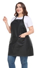 6 X PERFEHAIR WATERPROOF HAIR HAIRDRESSING APRON WITH POCKETS FOR MEN & WOMEN - SALON HAIRDRESSER AND BARBER PROTECTIVE APRON WITH PU COATING - IDEAL FOR HAIRCUTS, STYLING, COLORING, BEAUTY - TOTAL R