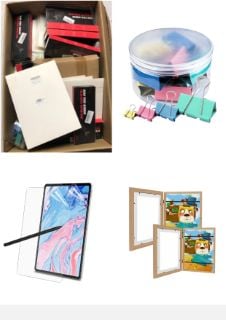 QUANTITY OF ASSORTED ITEMS TO INCLUDE CAR REARVIEW MIRROR WIPER, RETRACTABLE AUTO GLASS SQUEEGEE, WATER CLEANER WITH TELESCOPIC LONG ROD, PORTABLE CLEANING TOOL?FOR MIRROR, SHOWER DOOR?CAR WINDOWSHIE