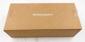 META QUEST 2 128GB VR HEADSET: MODEL NO KW49CM: LOCATION - F