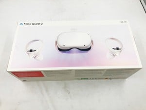 META QUEST 2 128GB VR HEADSET: MODEL NO KW49CM: LOCATION - F