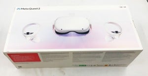 META QUEST 2 128GB VR HEADSET: MODEL NO KW49CM: LOCATION - F