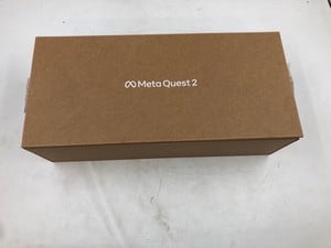 META QUEST 2 128GB VR HEADSET: MODEL NO KW49CM: LOCATION - F