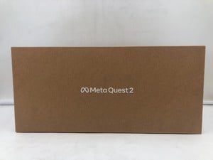 META QUEST 2 128GB VR HEADSET: MODEL NO KW49CM: LOCATION - F