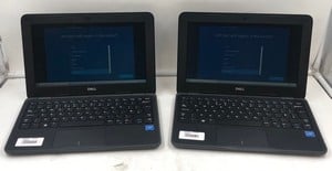 X2 DELL LATITUDE 3190 64GB LAPTOP: MODEL NO P26T. INTEL CELERON N4120, 4GB RAM RAM, 11.6" SCREEN: LOCATION - G