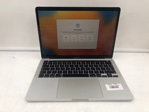 APPLE MACBOOK PRO 1TB SSD LAPTOP: MODEL NO A2251. INTEL CORE I5-1038NG7, 16GB RAM,: LOCATION - G