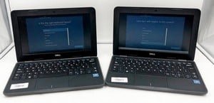 X2 DELL LATITUDE 3190 64GB & 128GB LAPTOP: MODEL NO P26T. INTEL CELERON N4120, 4GB RAM RAM, 11.6" SCREEN: LOCATION - G