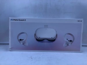 META QUEST 2 128GB VR HEADSET: MODEL NO KW49CM: LOCATION - G