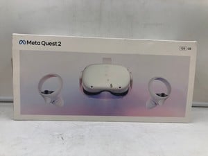 META QUEST 2 128GB VR HEADSET: MODEL NO KW49CM: LOCATION - H