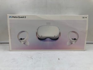 META QUEST 2 128GB VR HEADSET: MODEL NO KW49CM: LOCATION - H