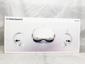 META QUEST 2 128GB VR HEADSET: MODEL NO KW49CM: LOCATION - H