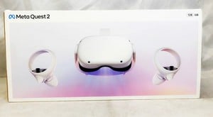 META QUEST 2 128GB VR HEADSET: MODEL NO KW49CM: LOCATION - H