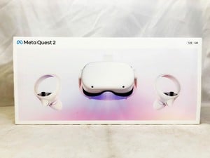 META QUEST 2 128GB VR HEADSET: MODEL NO KW49CM: LOCATION - H