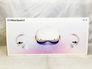 META QUEST 2 128GB VR HEADSET: MODEL NO KW49CM: LOCATION - H