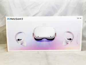 META QUEST 2 128GB VR HEADSET: MODEL NO KW49CM: LOCATION - H