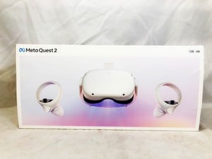 META QUEST 2 128GB VR HEADSET: MODEL NO KW49CM: LOCATION - H