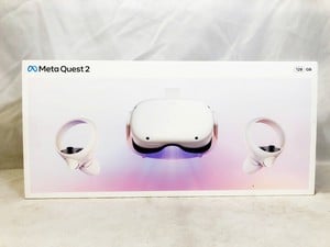 META QUEST 2 128GB VR HEADSET: MODEL NO KW49CM: LOCATION - H