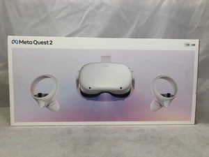 META QUEST 2 128GB VR HEADSET: MODEL NO KW49CM: LOCATION - I