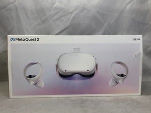 META QUEST 2 128GB VR HEADSET: MODEL NO KW49CM: LOCATION - I