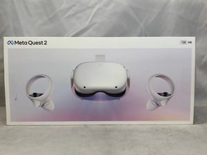 META QUEST 2 128GB VR HEADSET: MODEL NO KW49CM: LOCATION - I