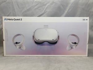 META QUEST 2 128GB VR HEADSET: MODEL NO KW49CM: LOCATION - I