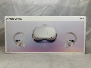 META QUEST 2 128GB VR HEADSET: MODEL NO KW49CM: LOCATION - I