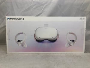 META QUEST 2 128GB VR HEADSET: MODEL NO KW49CM: LOCATION - I