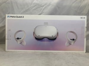 META QUEST 2 128GB VR HEADSET: MODEL NO KW49CM: LOCATION - I