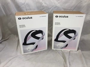 2X OCULUS QUEST 2 ELITE STRAP  VR ACCESSORIES.: LOCATION - I