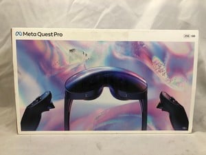 META QUEST PRO 256GB VR HEADSET (RRP - £945): MODEL NO DK94EC: LOCATION - A