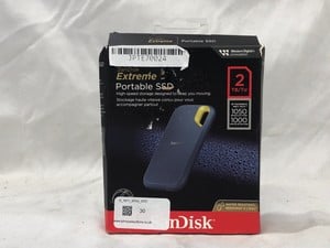 SANDISK 2TB EXTREME, TYPE C, PORTABLE SSD.: LOCATION - A