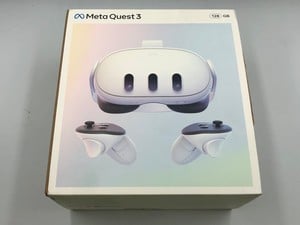 META QUEST 3 128GB V.R HEADSET (RRP - £479): MODEL NO S3A : LOCATION - I