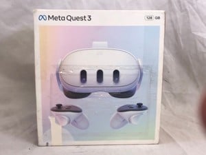 META QUEST 3 128GB VR HEADSET (RRP £409): :: LOCATION - J