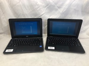 X2 DELL LATITUDE 3190 64GB LAPTOP: MODEL NO P26T. INTEL CELERON N4120, 4GB RAM, 11.6" SCREEN: LOCATION - K