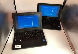 X2 DELL LATITUDE 3190 64GB LAPTOP: MODEL NO P26T. INTEL CELERON N4120, 4GB RAM RAM, 11.6" SCREEN: LOCATION - L