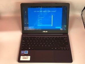 ASUS VIVOBOOK 12 E203M 64GB LAPTOP.. INTEL CELERON N4000, 4GB RAM,: LOCATION - L