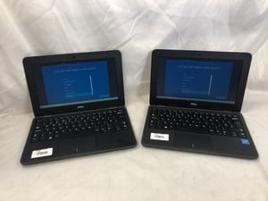 X2 DELL LATITUDE 3190 64GB LAPTOP: MODEL NO P26T. INTEL CELERON N4120, 4GB RAM, 11.6" SCREEN: LOCATION - L